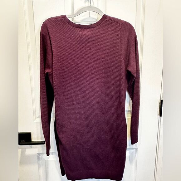Duluth Trading Company Sweater Dress M, in plum - Picture 5 of 14